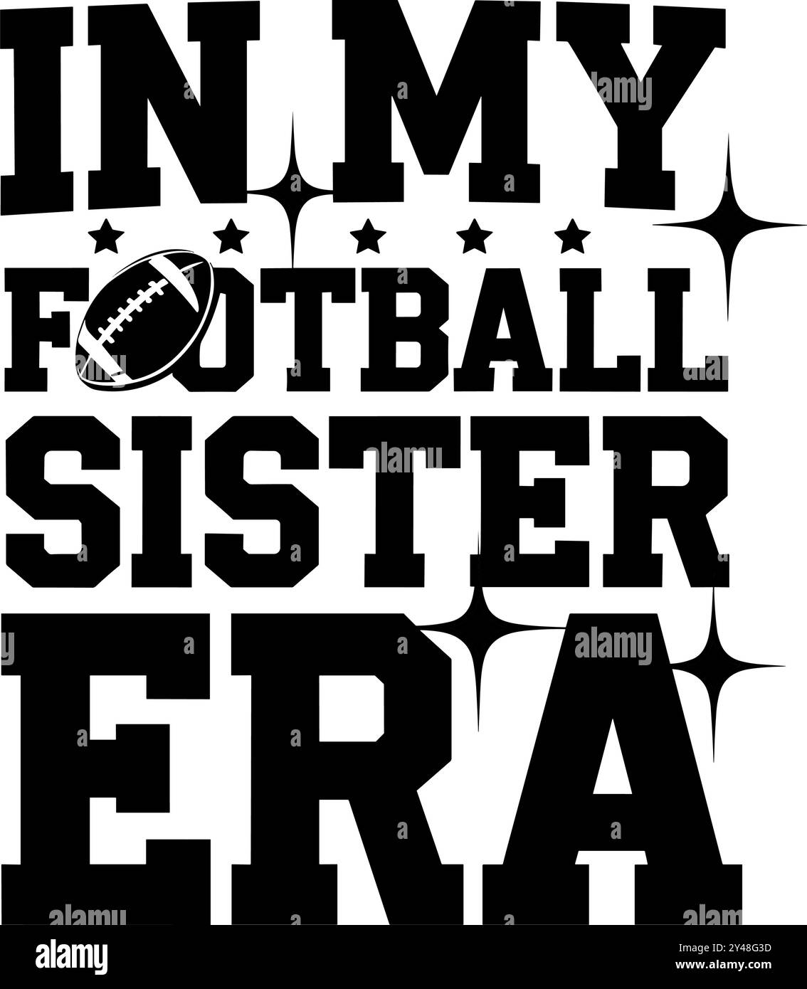 In Meiner Football Mom Ära Stock Vektor