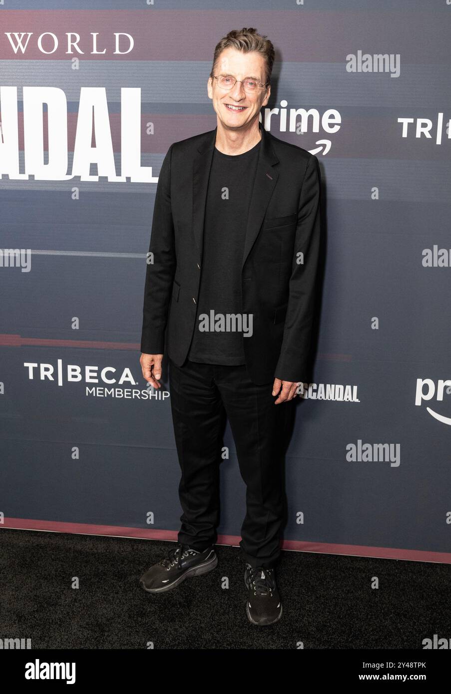 New York, USA. September 2024. Jeremy Brock nimmt am 16. September 2024 an Einer Sondervorführung im Tribeca Grill Loft in New York Teil. (Foto: Lev Radin/SIPA USA) Credit: SIPA USA/Alamy Live News Stockfoto