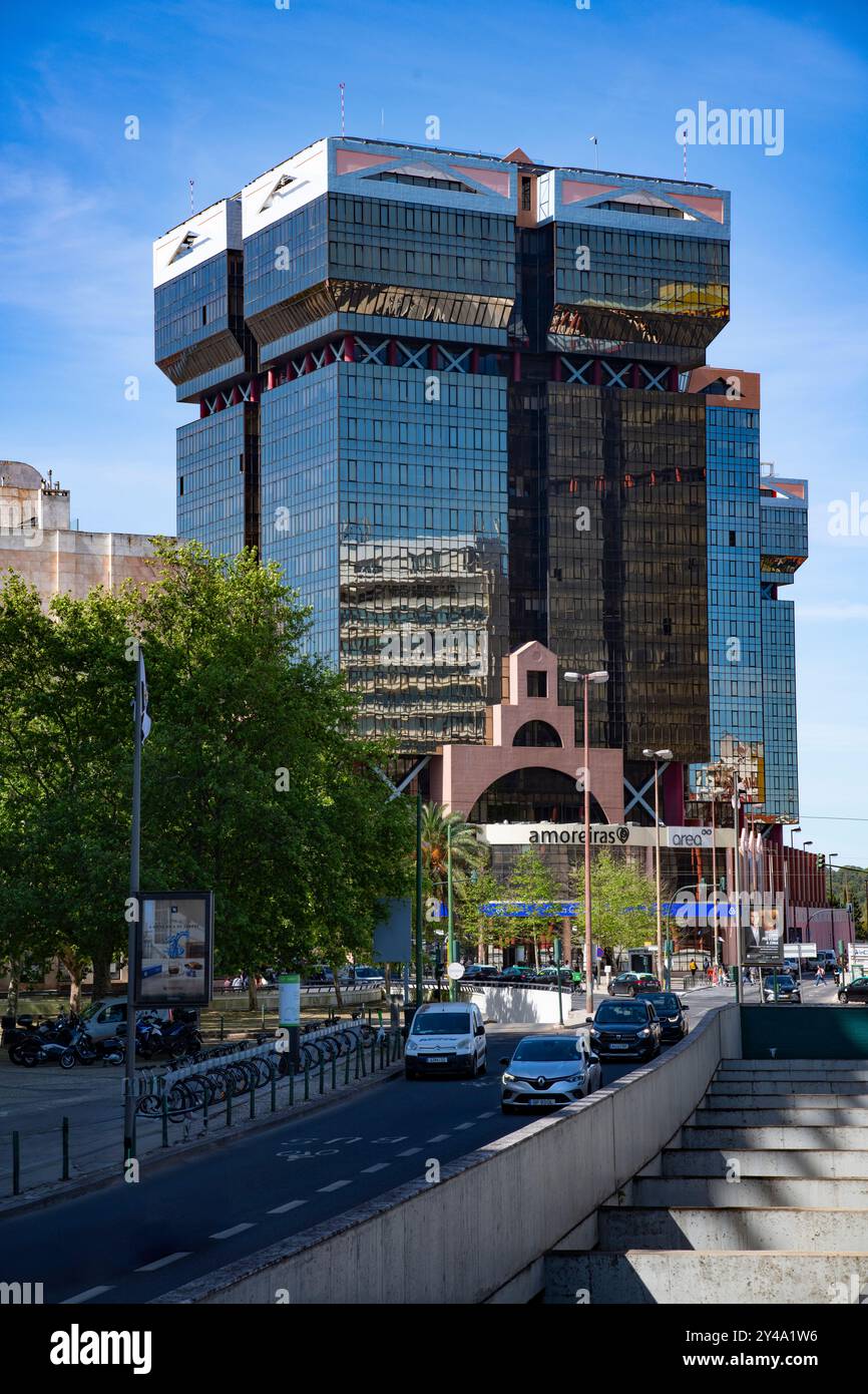 Amoreiras Shoppingcenter, Lissabon, Portugal Stockfoto