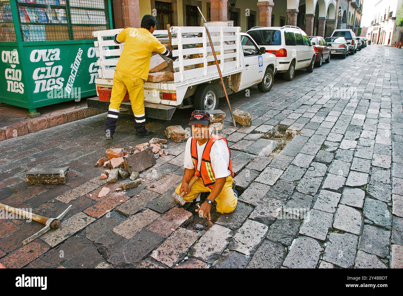 Mexiko - Laying setzt Meerenge in der Straße von Zacatecas . Stockfoto