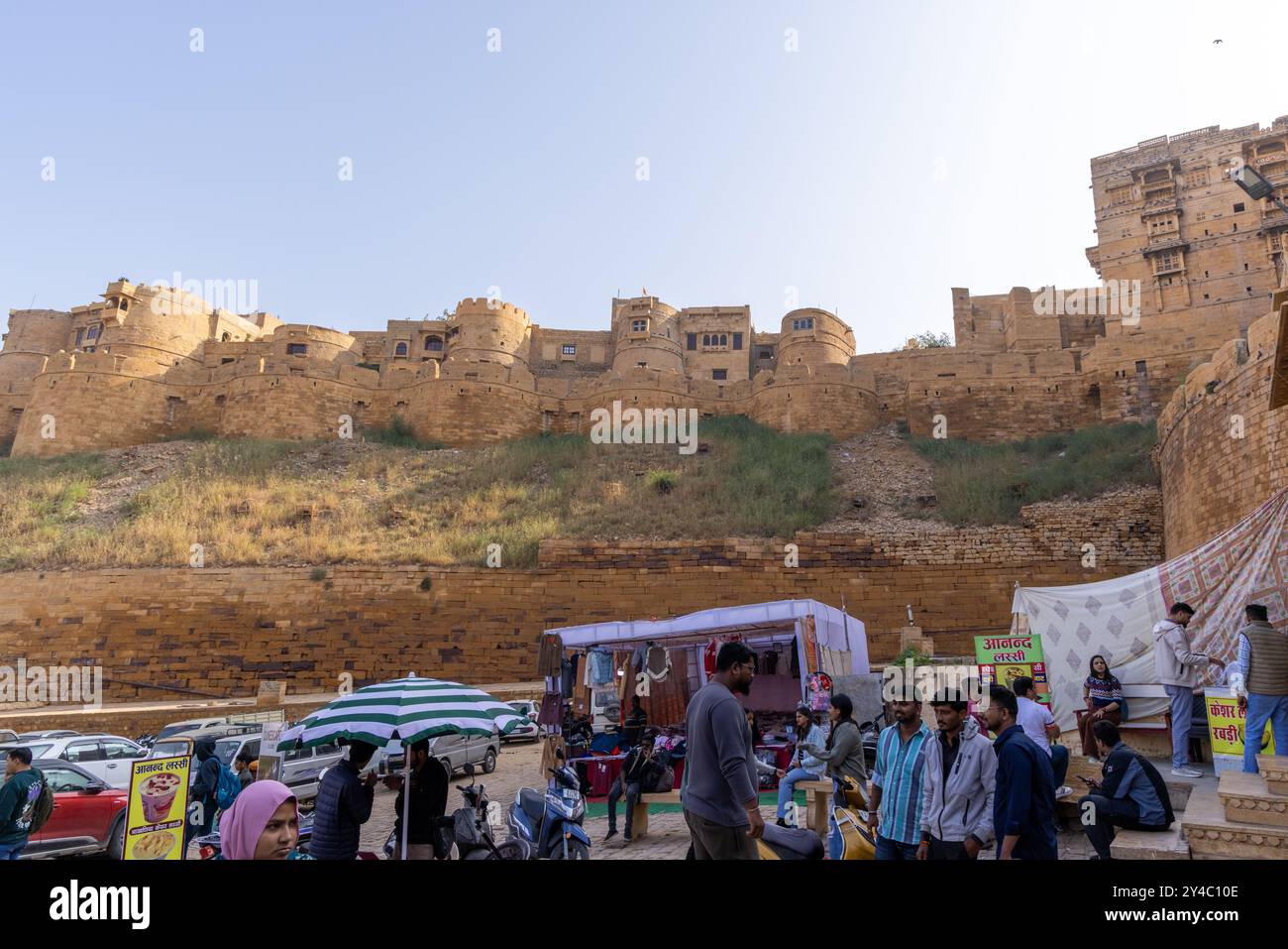 Goldenes Fort von Jaisalmer - Rajasthan (Indien) Stockfoto