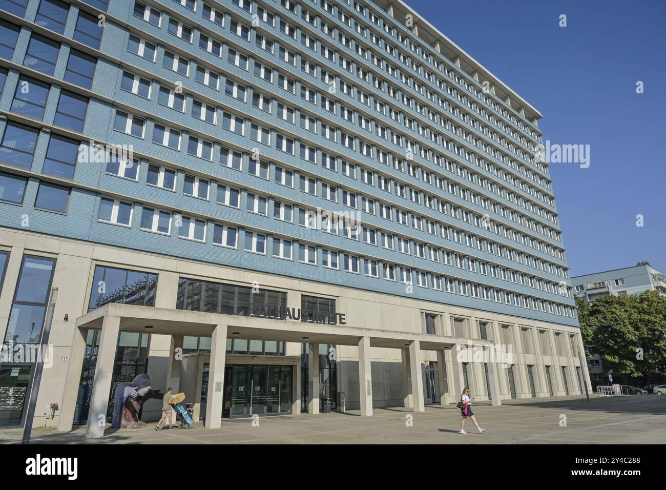 Rathaus Mitte, Karl-Marx-Allee, Mitte, Berlin, Deutschland, Europa Stockfoto