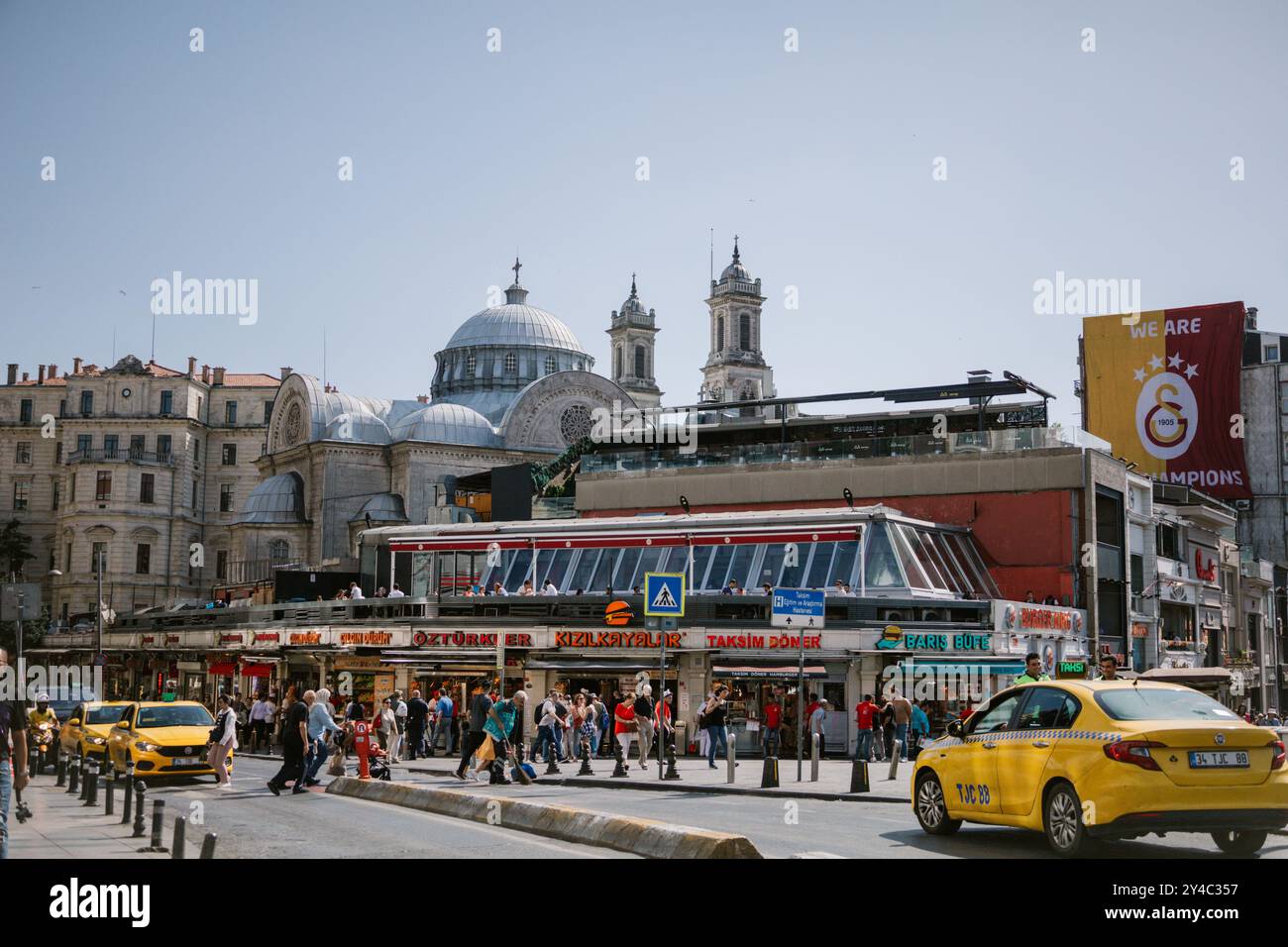 taksim Platz - türkei - juni 2024 Stockfoto