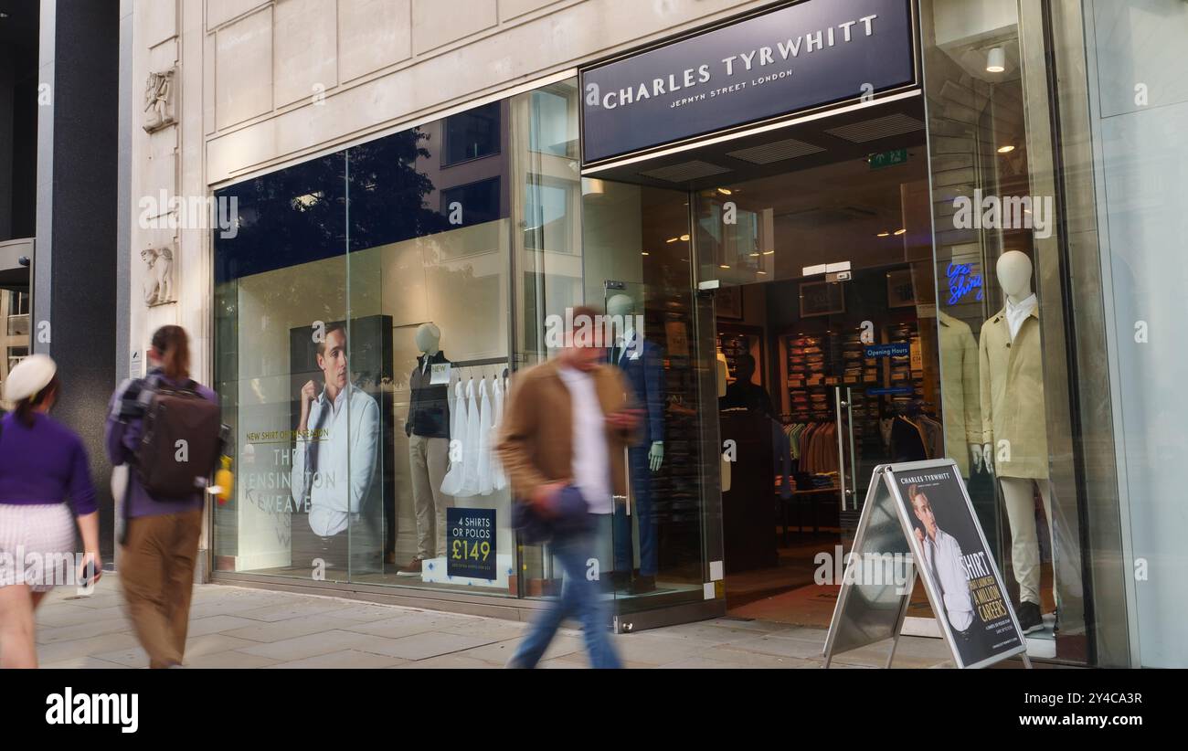 Charles Tyrwhitt in Cheapside, London Stockfoto