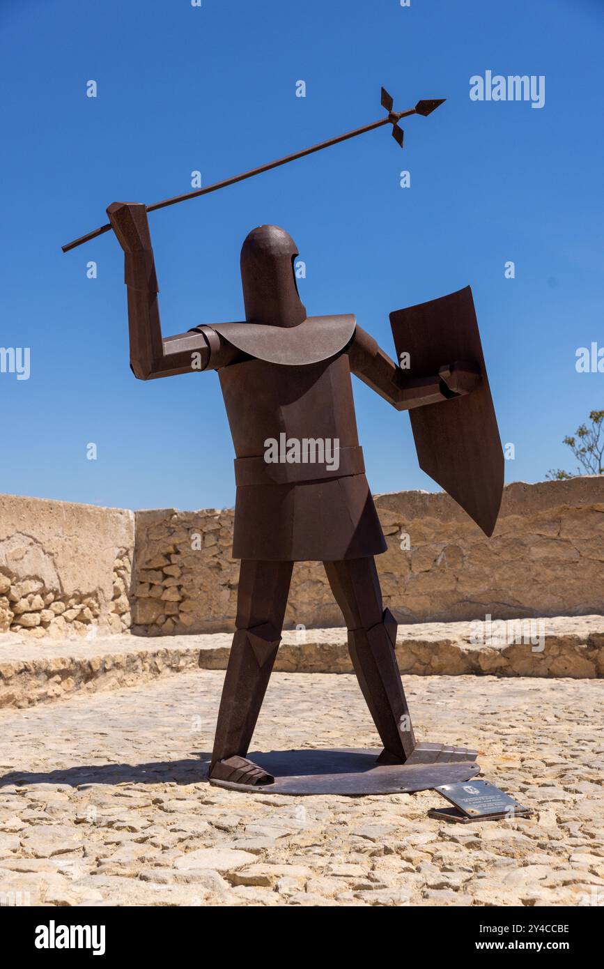 Schloss Santa Barbara in Alicante, Spanien. Stockfoto