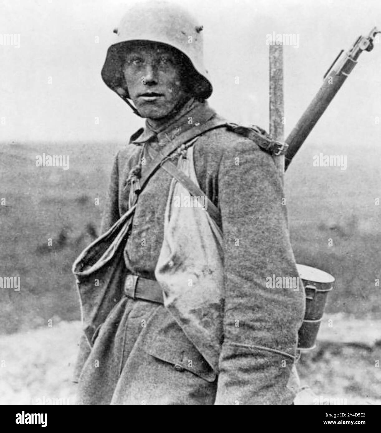 DEUTSCHE SOLDATEN an der Westfront 1916. . Foto: Bundesarchib Stockfoto