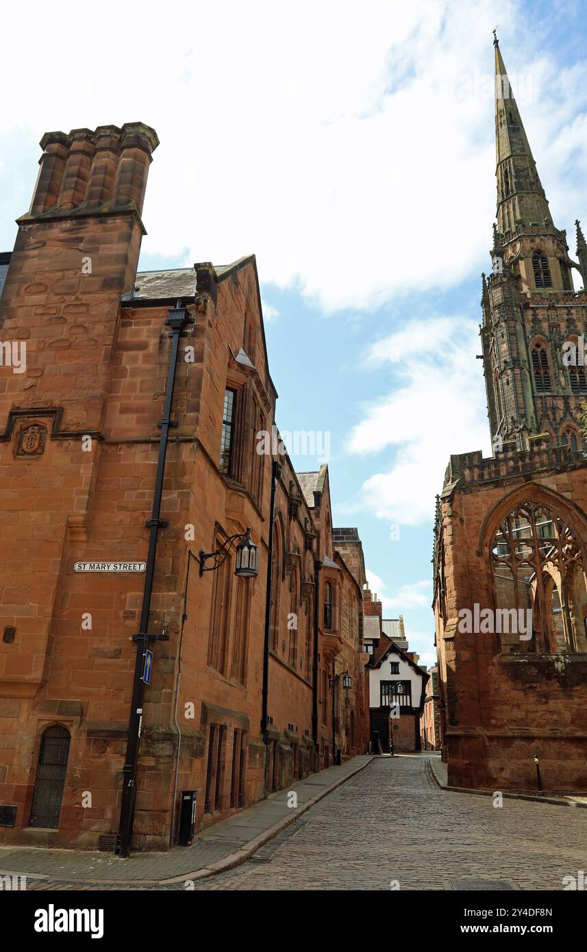 St Mary Street in Coventry Stockfoto