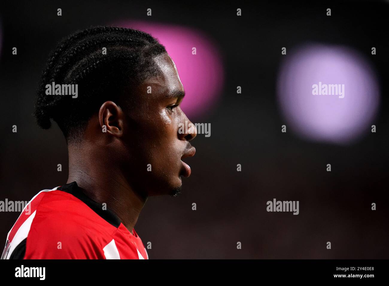 Brentfords Jayden Meghoma beim dritten Spiel des Carabao Cup im Gtech Community Stadium in Brentford. Bilddatum: Dienstag, 17. September 2024. Stockfoto