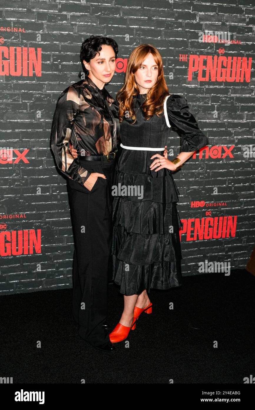 New York, Usa. September 2024. 17.9.24, New York, USA Lauren Patten, Ruby Wolf nimmt an der Premiere von The Penguin New York im Jazz im Lincoln Center in New York City, New York, USA, am Dienstag, 17. September 2024 Teil. Quelle: Jennifer Graylock/Alamy Live News Stockfoto