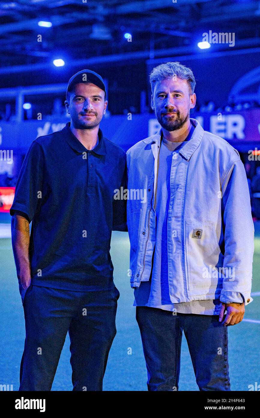 16.09.2024, Baller League Staffel 2, Spieltag 9, 9. Spieltag Marco Terrazzino und Niko Stemmermann Credit: dpa Picture Alliance/Alamy Live News Stockfoto