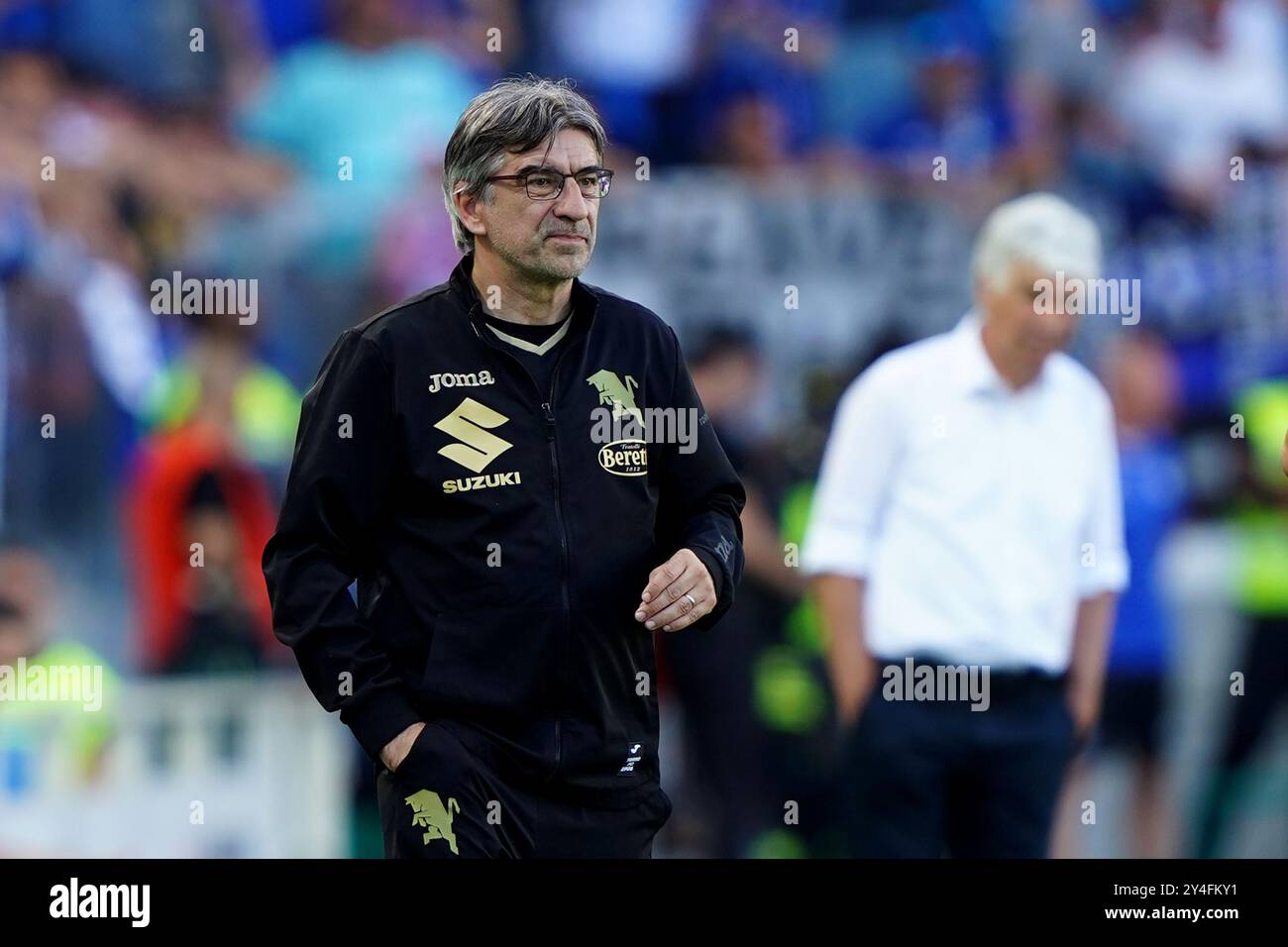 FC Torino Ivan Juric während des Fußballspiels der Serie A zwischen Atalanta und Turin im Gewiss-Stadion in Norditalien - Sonntag, den 26. Mai 2024. Sport - Fußball . (Foto: Spada/LaPresse) Stockfoto