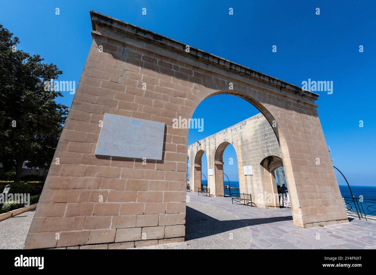 Lower Barrakka Publc Park Stockfoto