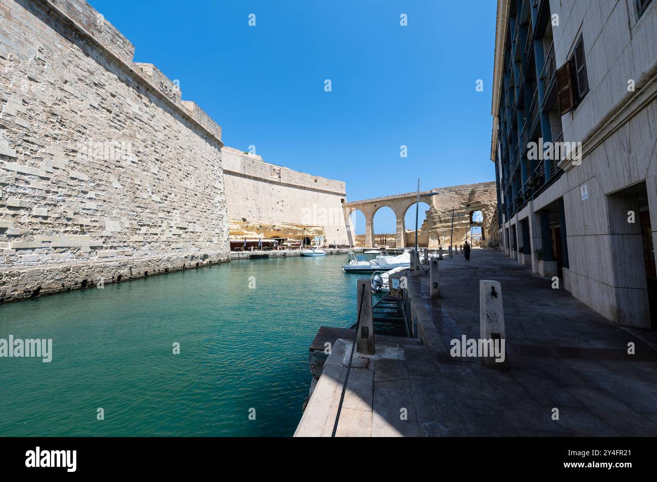 Fort St. Angelo in Birgu Malta Stockfoto