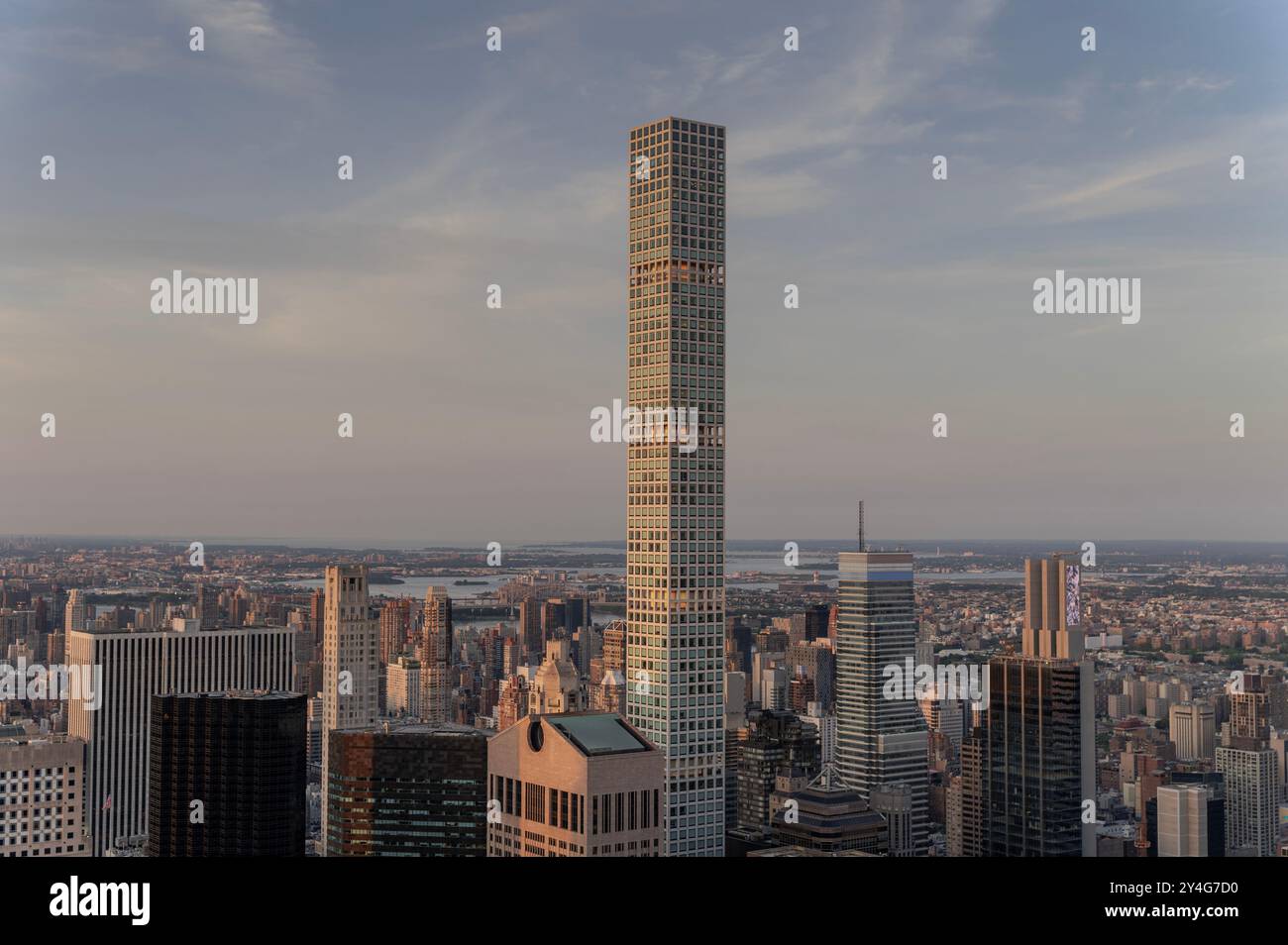 Der Skyscrapper in New York City, USA. Stockfoto