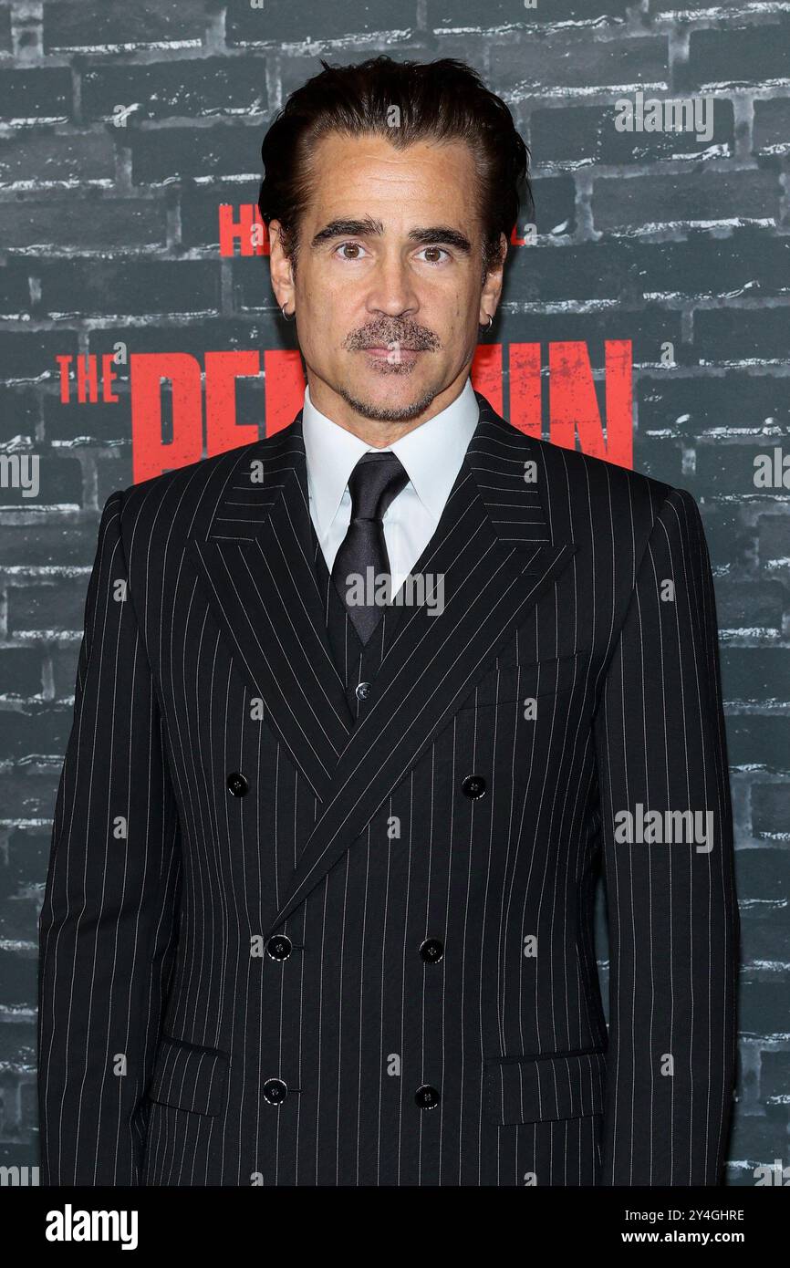 Colin Farrell at Arrivals for THE PENGUIN HBO Limited Series Premiere, Jazz at Lincoln Center, New York, NY, 17. September 2024. Foto: Manoli Figetakis/Everett Collection Stockfoto