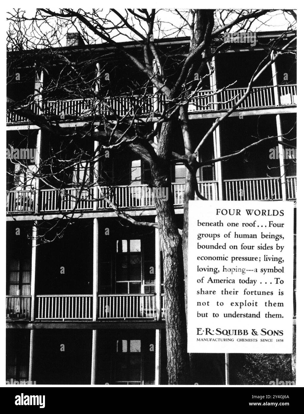 1934 E.R.Squibb & Sons Manufacturing Chemists Ad Stockfoto