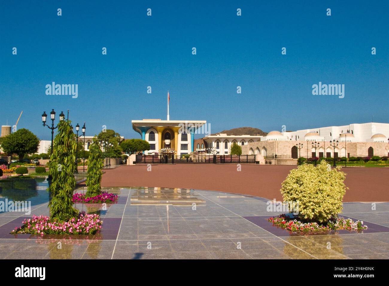 Palast des Sultans, Muscat, Sultanat von Oman Stockfoto