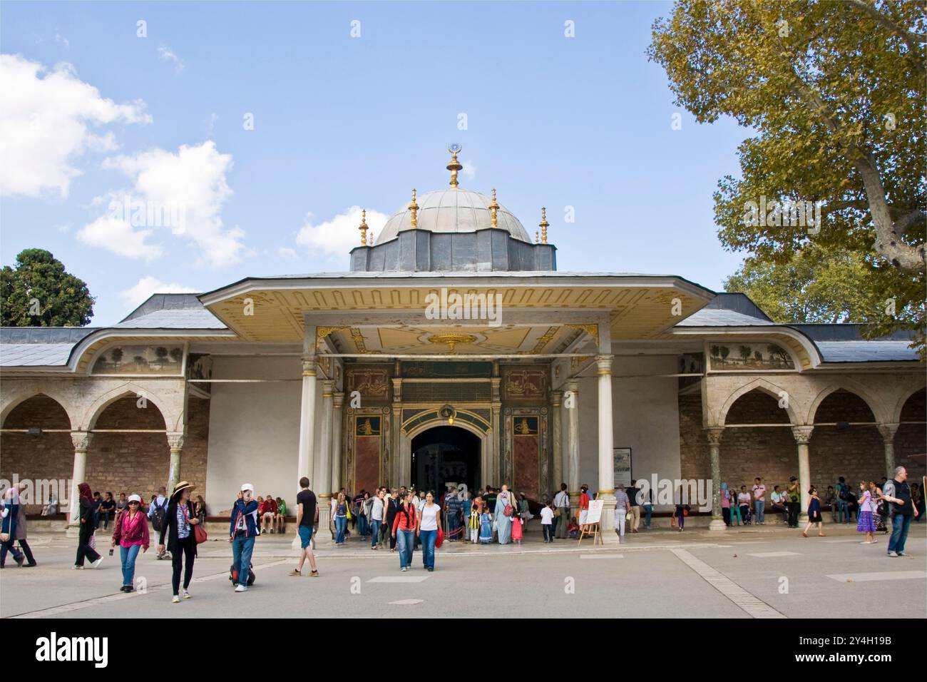 Die Türkei, Istanbul, der Topkapi-Palast, das Tor des Glücks Stockfoto