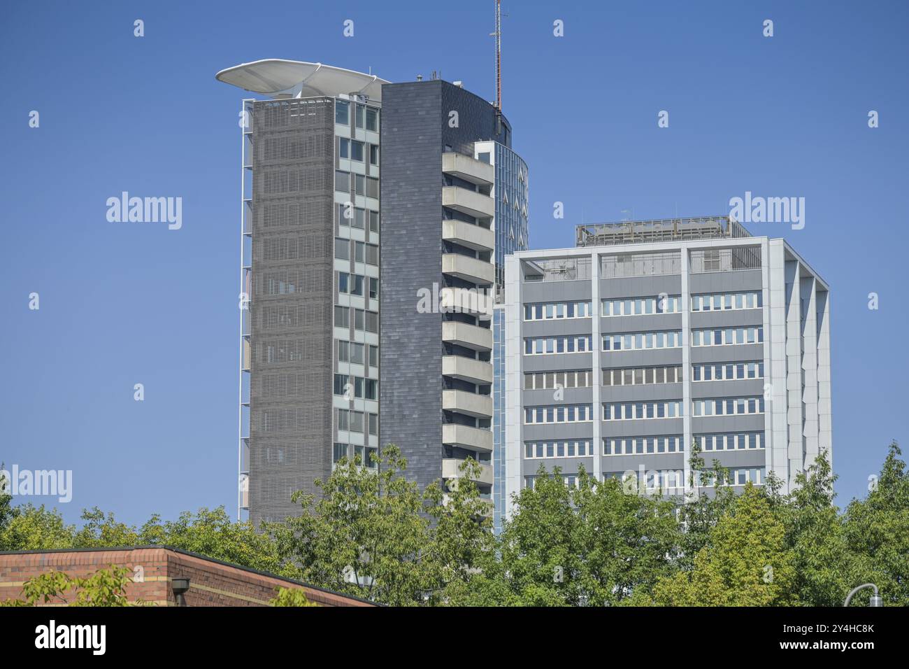 Raketenturm, Charlottenstraße, Kreuzberg, Friedrichshain-Kreuzberg, Berlin, Deutschland, Europa Stockfoto