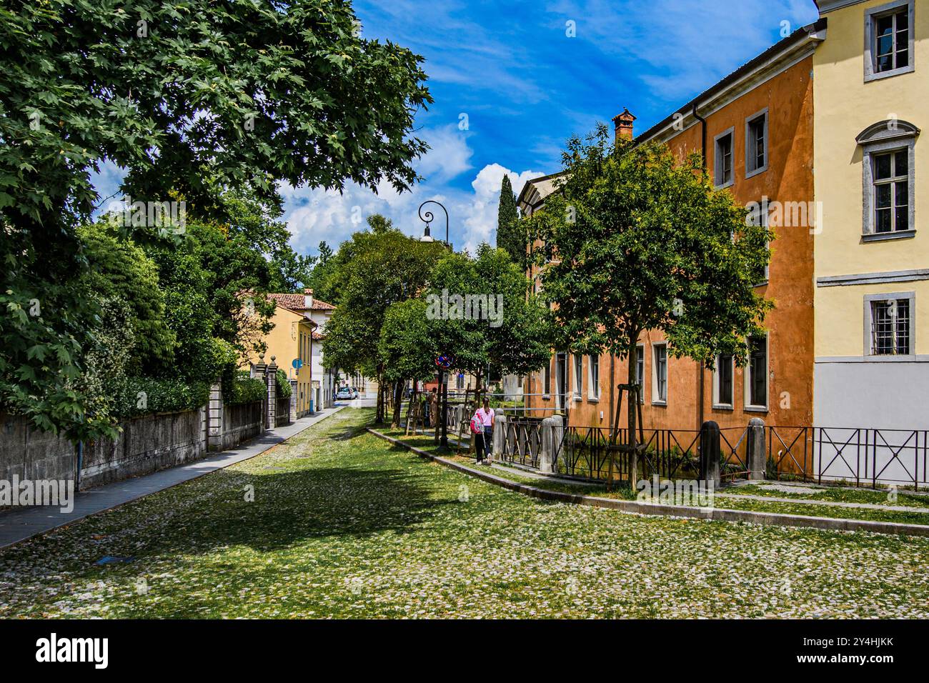 Blick auf das Stadtzentrum von Rovigo in der Region Veneto, Italien Stockfoto