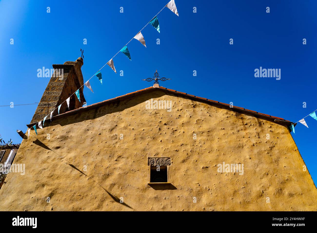 Chapelle de la Sainte Croix. Porto Veccho, Korsika, Frankreich Stockfoto