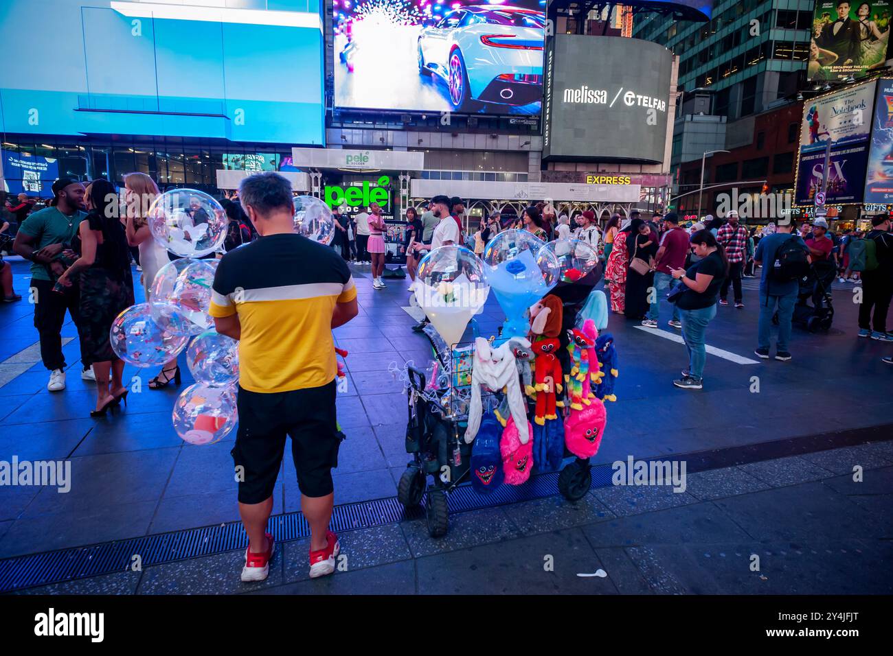 Times Square am Mittwoch, 4. September 2024. (© Richard B. Levine) Stockfoto