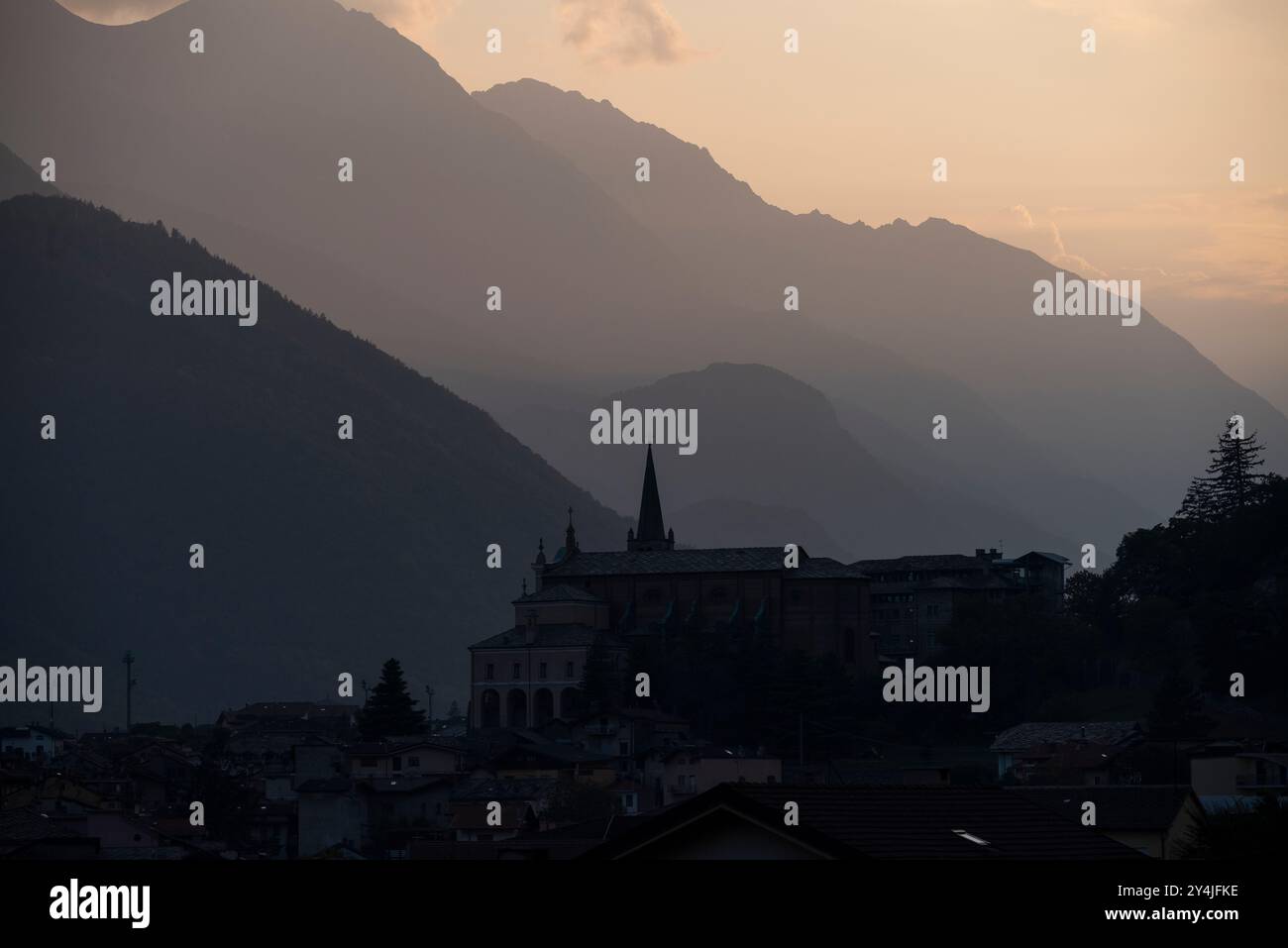 Chiesa Parrocchiale di San Pietro in Châtillon Stockfoto