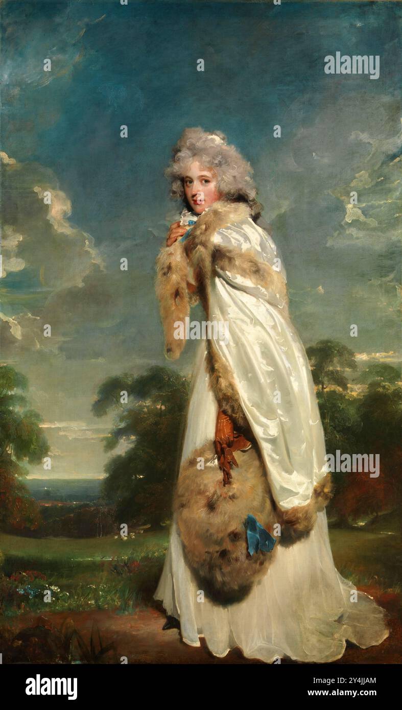 Porträt von Elizabeth Farren, Gemälde von Thomas Lawrence Stockfoto