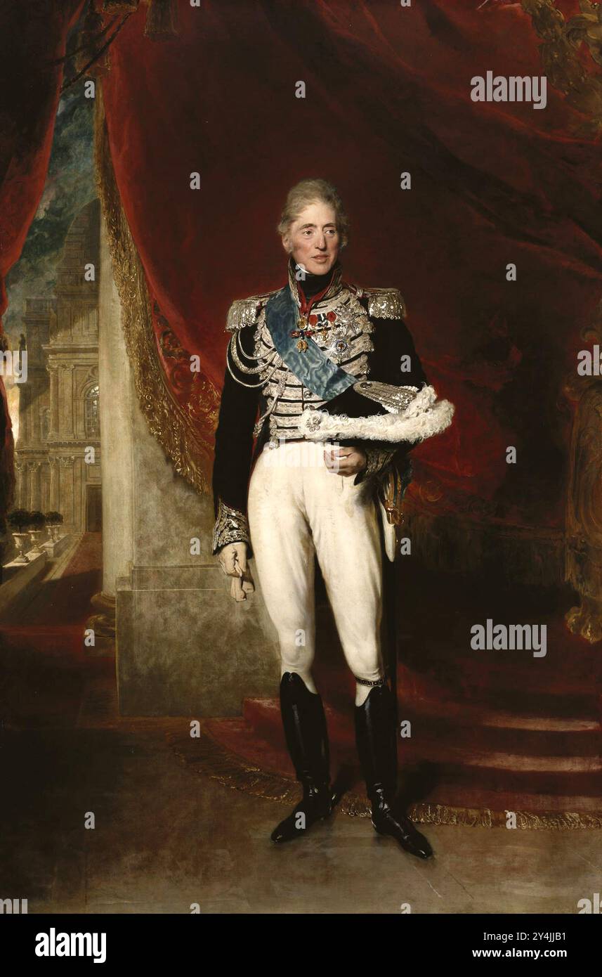 Porträt von Karl X. von Frankreich, 1825, Gemälde von Thomas Lawrence Stockfoto