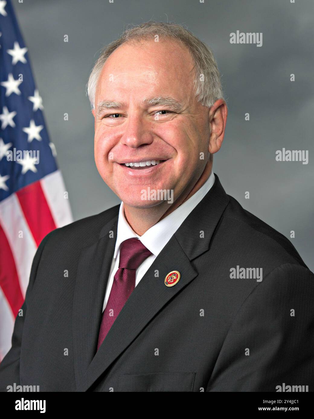 Timothy James Walz, US-amerikanischer Politiker Stockfoto