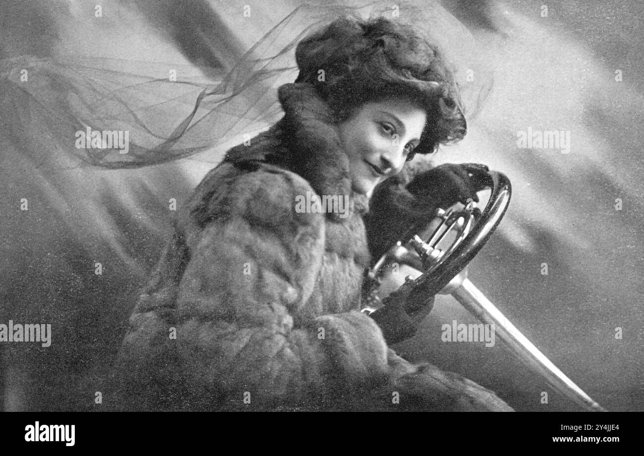 Dorothy Levitt, Dorothy Elizabeth Levitt (1882–1922) britische Rennfahrerin Stockfoto