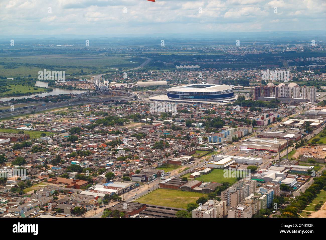 Das Gremio Arena Fußballstadion in Porto Alegre, Rio Grande do Sul, Brasilien. Stockfoto