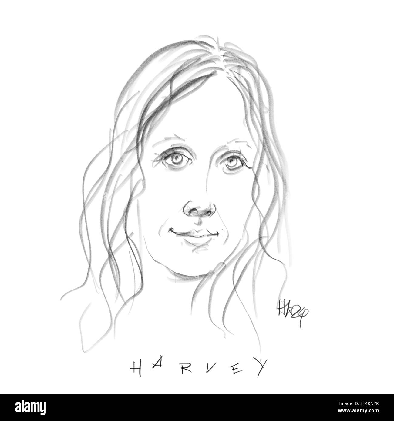 Porträt der Autorin Samantha Harvey Stockfoto