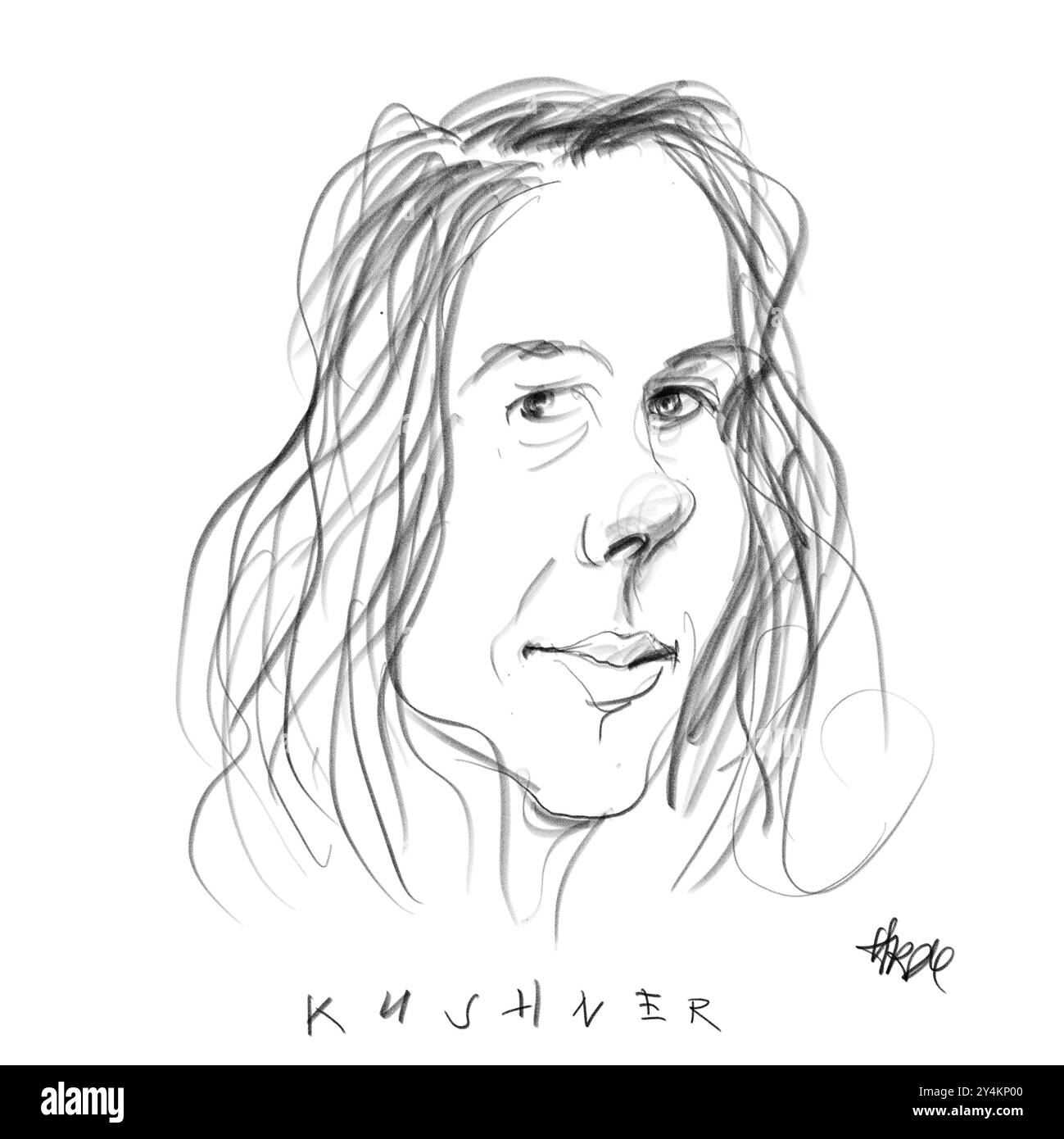 Porträt der Autorin Rachel Kushner Stockfoto