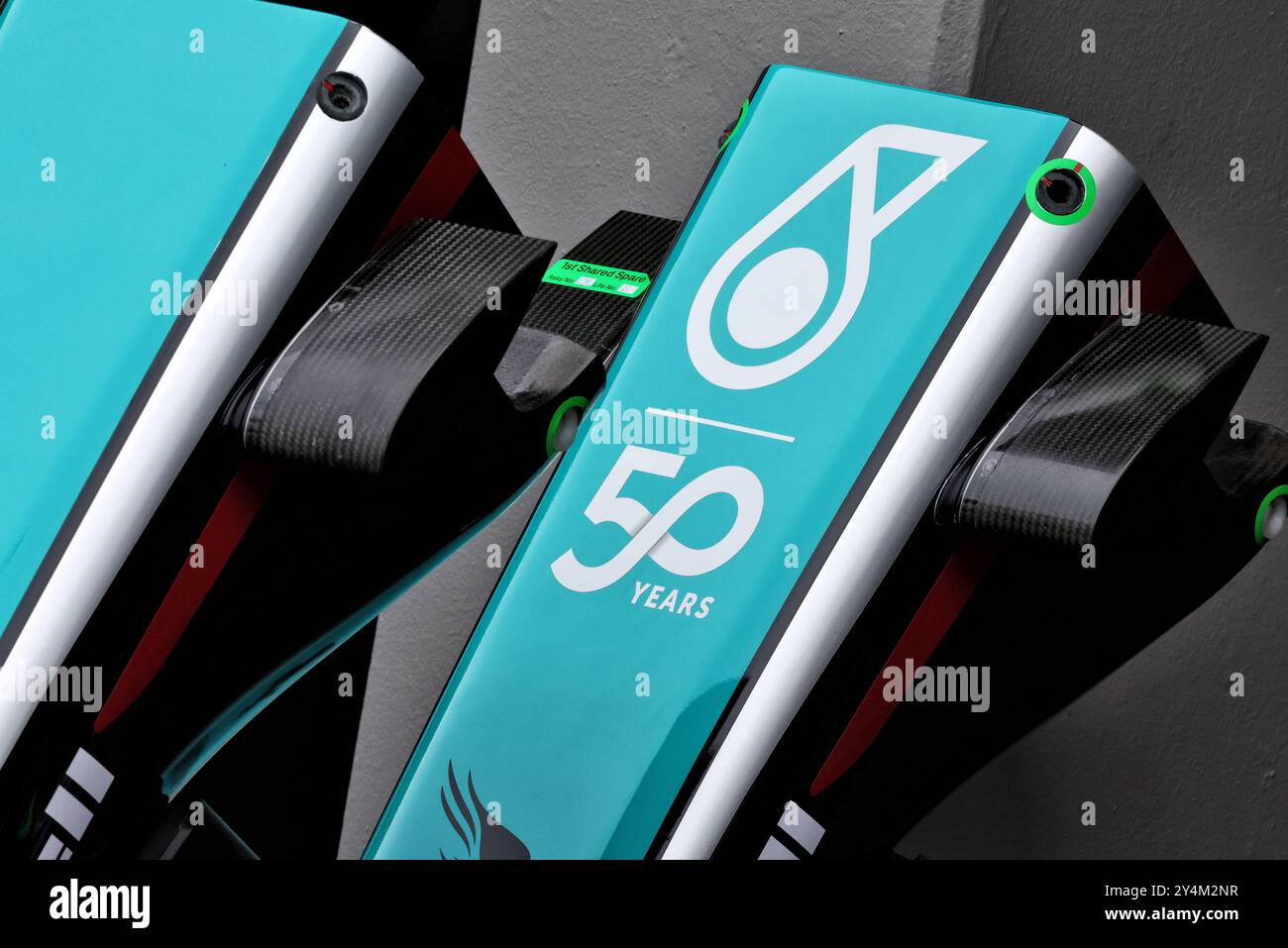 Singapur, Singapur. September 2024. Mercedes AMG F1 W15 Nosecone. 19.09.2024. Formel-1-Weltmeisterschaft, Rd 18, Grand Prix Von Singapur, Marina Bay Street Circuit, Singapur, Vorbereitungstag. Das Foto sollte lauten: XPB/Alamy Live News. Stockfoto