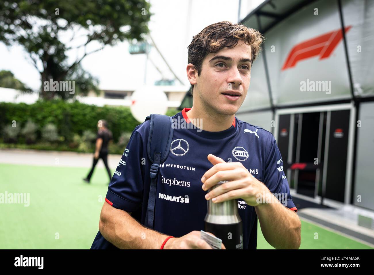 Singapur, Singapur. September 2024. Franco Colapinto (ARG) Williams Racing. 19.09.2024. Formel-1-Weltmeisterschaft, Rd 18, Grand Prix Von Singapur, Marina Bay Street Circuit, Singapur, Vorbereitungstag. Das Foto sollte lauten: XPB/Alamy Live News. Stockfoto