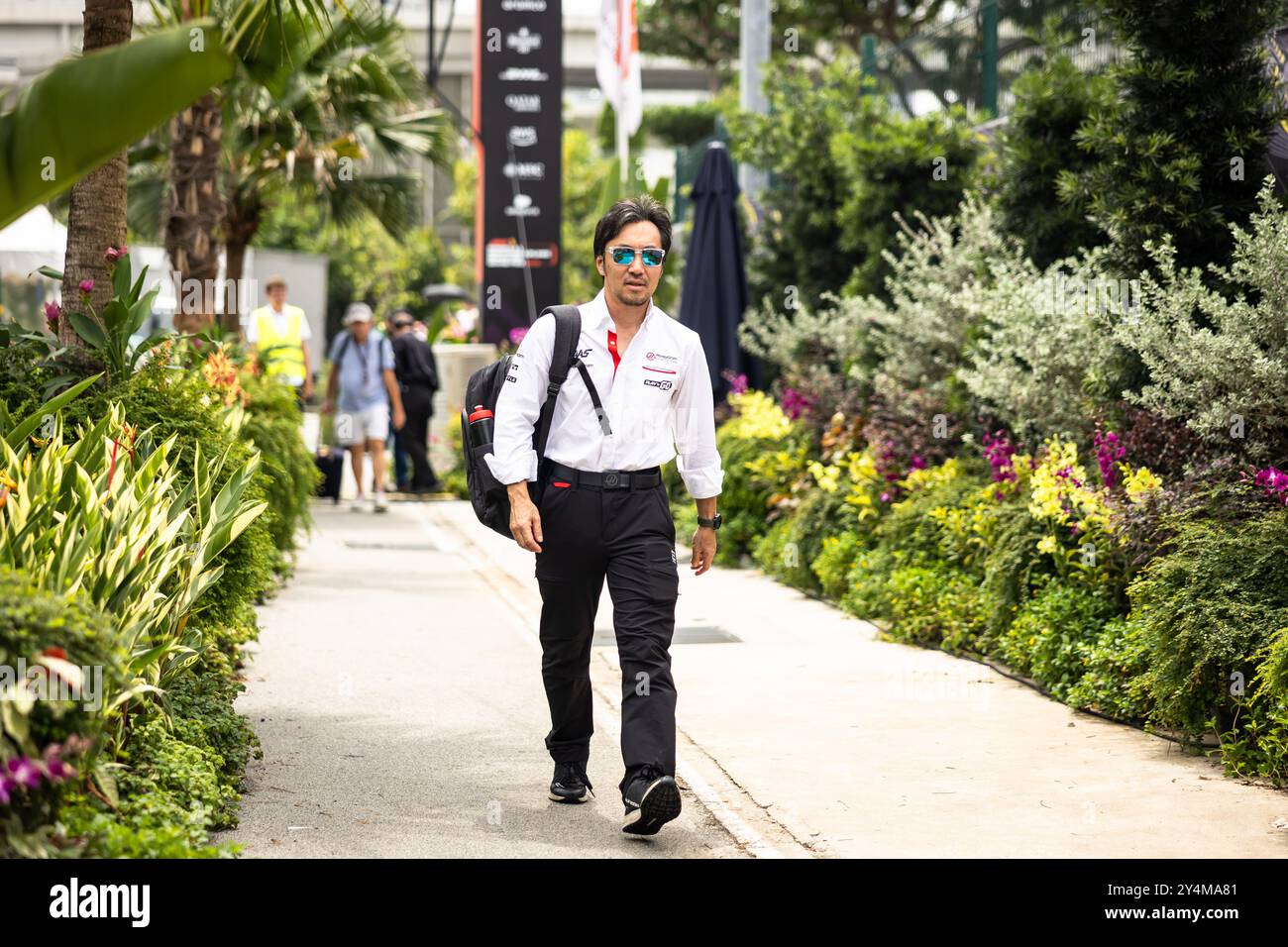 Singapur, Singapur. September 2024. Ayao Komatsu (JPN) Haas F1 Teamleiter. 19.09.2024. Formel-1-Weltmeisterschaft, Rd 18, Grand Prix Von Singapur, Marina Bay Street Circuit, Singapur, Vorbereitungstag. Das Foto sollte lauten: XPB/Alamy Live News. Stockfoto