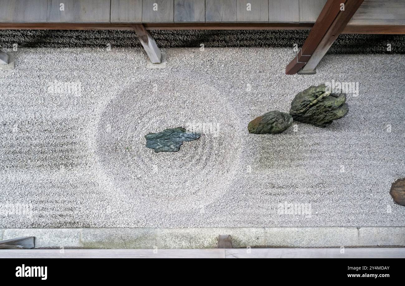 Totekiko Steingarten, Daitoku-JI Tempel, Kyoto, Japan Stockfoto