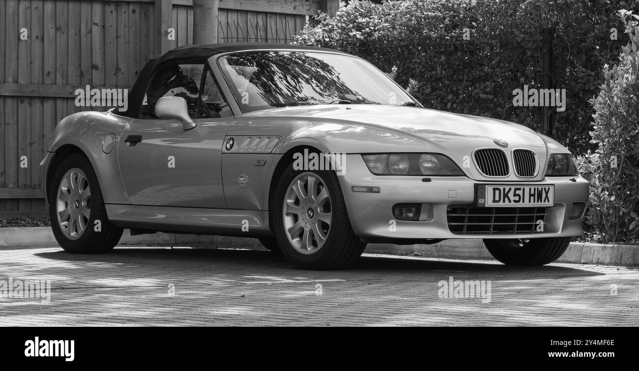 Z3, BMW, bayerischer Automobilhersteller, Roadster, 3Ltr., 2 Sitzer, 2 Türen, Baujahr 2001, gebaut in Amerika, South Carolina, Werk, Spartanburg. Stockfoto