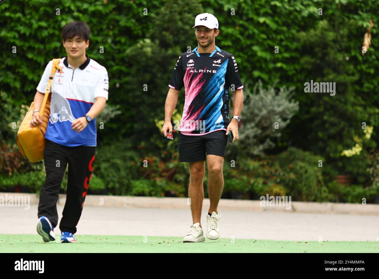 Singapur, Singapur. September 2024. Pierre Gasly (FRA) Alpine F1 Team. 19.09.2024. Formel-1-Weltmeisterschaft, Rd 18, Grand Prix Von Singapur, Marina Bay Street Circuit, Singapur, Vorbereitungstag. Das Foto sollte lauten: XPB/Alamy Live News. Stockfoto