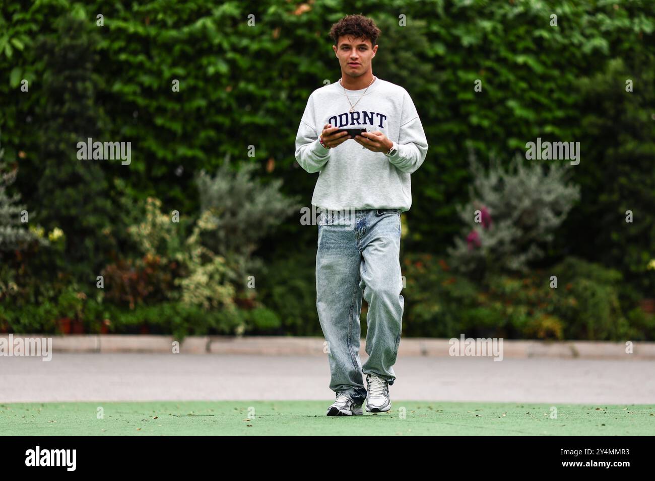 Singapur, Singapur. September 2024. Lando Norris (GBR) McLaren. 19.09.2024. Formel-1-Weltmeisterschaft, Rd 18, Grand Prix Von Singapur, Marina Bay Street Circuit, Singapur, Vorbereitungstag. Das Foto sollte lauten: XPB/Alamy Live News. Stockfoto