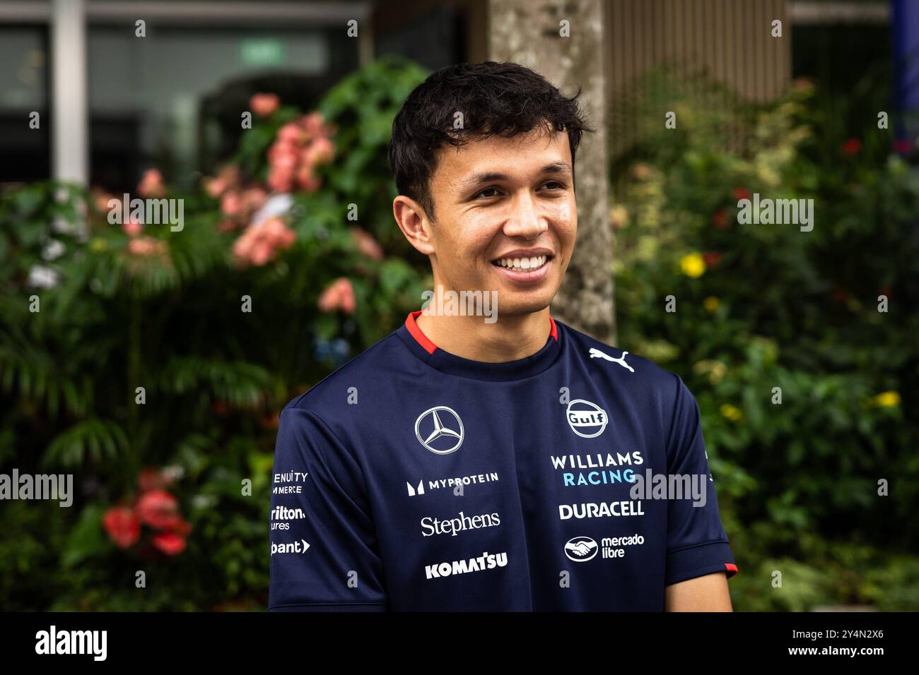 Singapur, Singapur. September 2024. Alexander Albon (THA) Williams Racing. 19.09.2024. Formel-1-Weltmeisterschaft, Rd 18, Grand Prix Von Singapur, Marina Bay Street Circuit, Singapur, Vorbereitungstag. Das Foto sollte lauten: XPB/Alamy Live News. Stockfoto