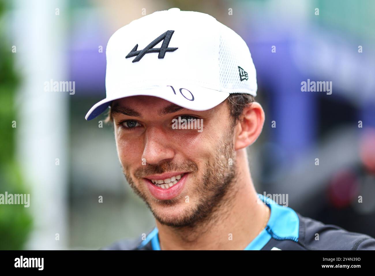 Singapur, Singapur. September 2024. Pierre Gasly (FRA) Alpine F1 Team. 19.09.2024. Formel-1-Weltmeisterschaft, Rd 18, Grand Prix Von Singapur, Marina Bay Street Circuit, Singapur, Vorbereitungstag. Das Foto sollte lauten: XPB/Alamy Live News. Stockfoto