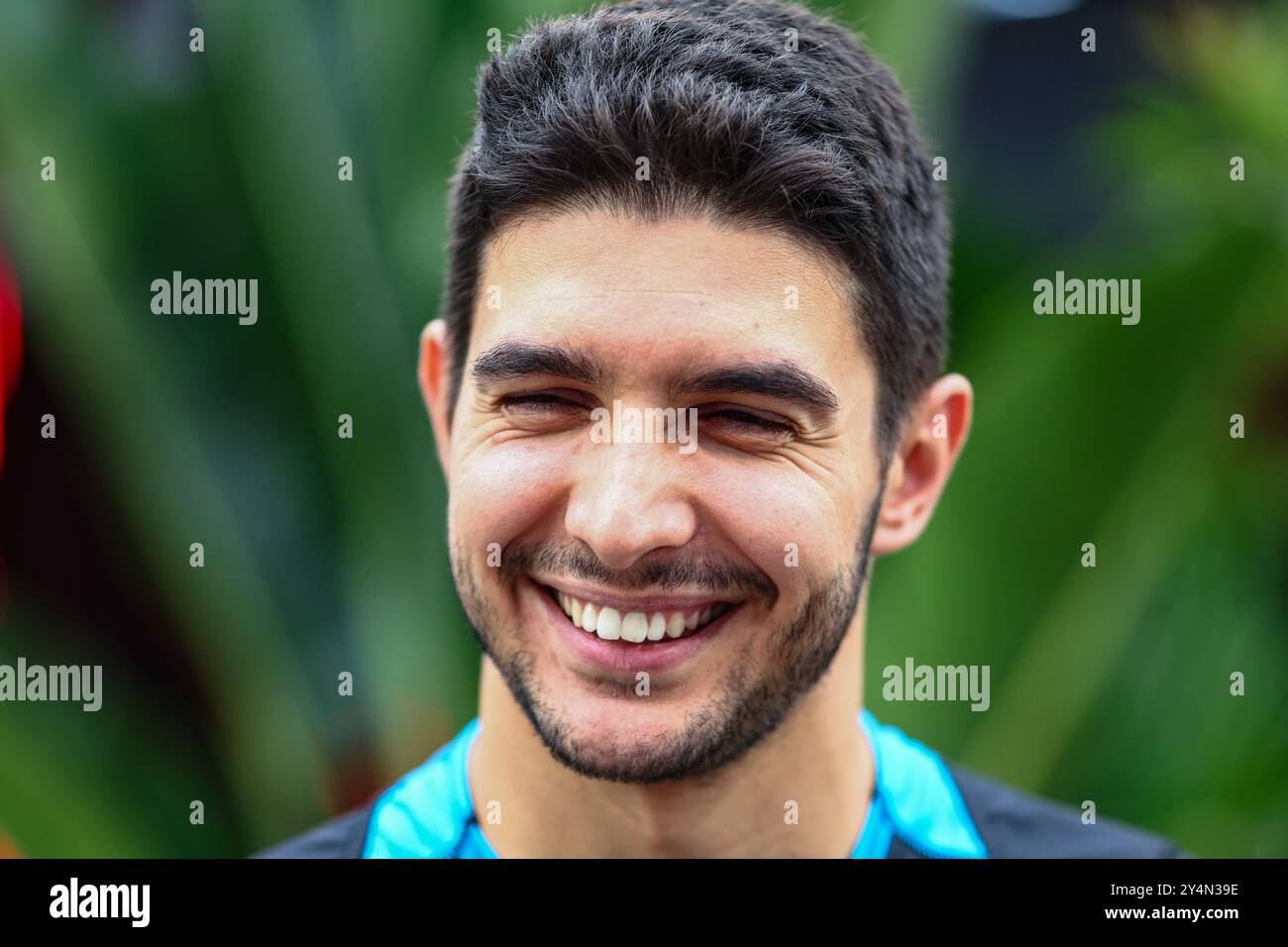 Singapur, Singapur. September 2024. Esteban Ocon (FRA) Alpine F1 Team. 19.09.2024. Formel-1-Weltmeisterschaft, Rd 18, Grand Prix Von Singapur, Marina Bay Street Circuit, Singapur, Vorbereitungstag. Das Foto sollte lauten: XPB/Alamy Live News. Stockfoto