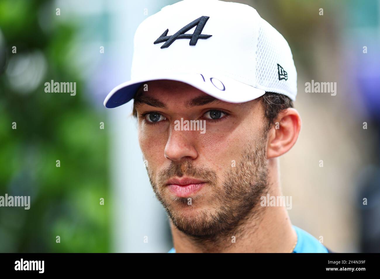 Singapur, Singapur. September 2024. Pierre Gasly (FRA) Alpine F1 Team. 19.09.2024. Formel-1-Weltmeisterschaft, Rd 18, Grand Prix Von Singapur, Marina Bay Street Circuit, Singapur, Vorbereitungstag. Das Foto sollte lauten: XPB/Alamy Live News. Stockfoto