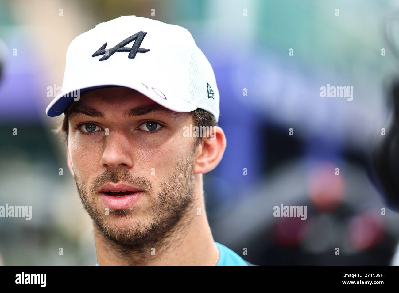 Singapur, Singapur. September 2024. Pierre Gasly (FRA) Alpine F1 Team. 19.09.2024. Formel-1-Weltmeisterschaft, Rd 18, Grand Prix Von Singapur, Marina Bay Street Circuit, Singapur, Vorbereitungstag. Das Foto sollte lauten: XPB/Alamy Live News. Stockfoto