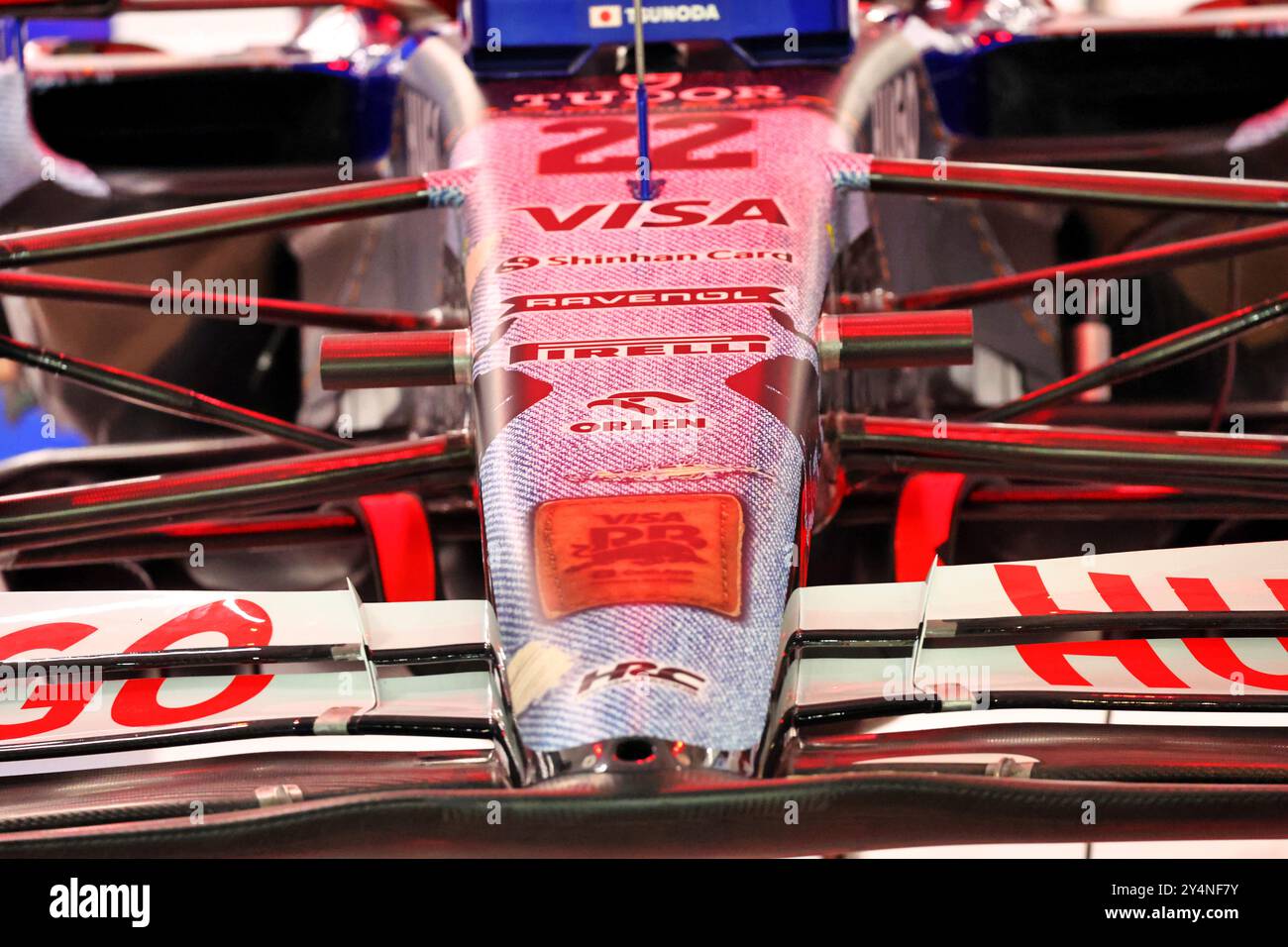 Singapur, Singapur. September 2024. RB VCARB 01 – Denim-Lackierung. 19.09.2024. Formel-1-Weltmeisterschaft, Rd 18, Grand Prix Von Singapur, Marina Bay Street Circuit, Singapur, Vorbereitungstag. Das Foto sollte lauten: XPB/Alamy Live News. Stockfoto