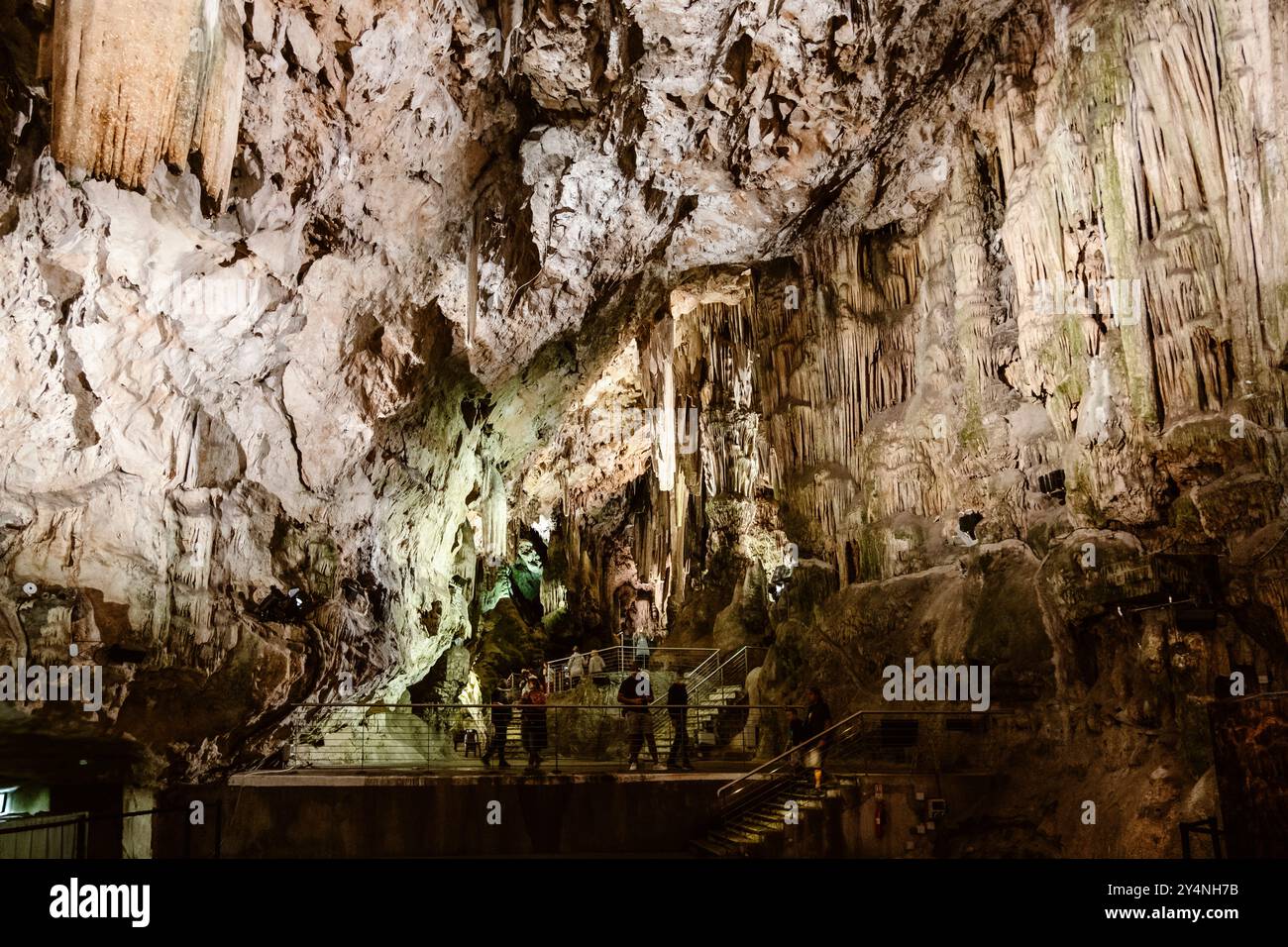 St. Michaels Höhle von Gibraltar an Spaniens Südküste, Europa Stockfoto