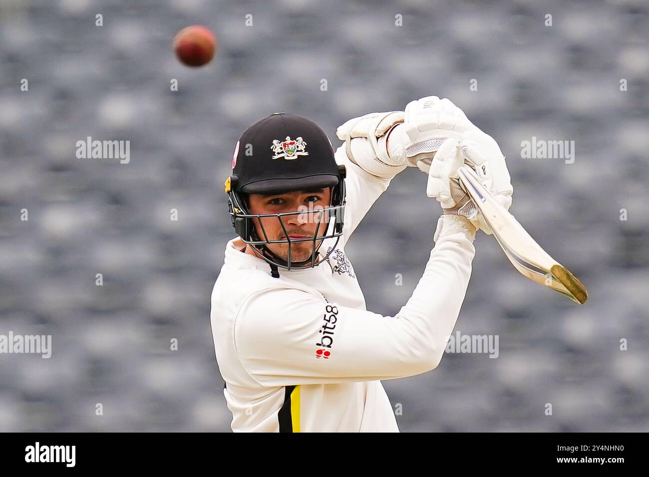 Bristol, Vereinigtes Königreich, 19. September 2024. Tom Price in Gloucestershire schlug während des Spiels der Vitality County Championship Division 2 zwischen Gloucestershire und Sussex. Quelle: Robbie Stephenson/Gloucestershire Cricket/Alamy Live News Stockfoto