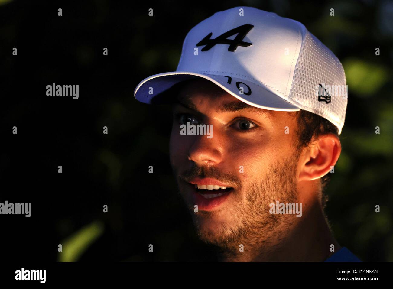 Singapur, Singapur. September 2024. Pierre Gasly (FRA) Alpine F1 Team. 19.09.2024. Formel-1-Weltmeisterschaft, Rd 18, Grand Prix Von Singapur, Marina Bay Street Circuit, Singapur, Vorbereitungstag. Das Foto sollte lauten: XPB/Alamy Live News. Stockfoto